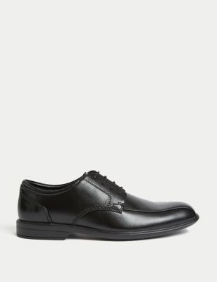 M&S Mens Derby Shoes - 7 - Black, Black
