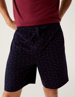 

M&S Collection Pijama 100% algodón con estampado de bicisMens - Wine Mix, Wine Mix