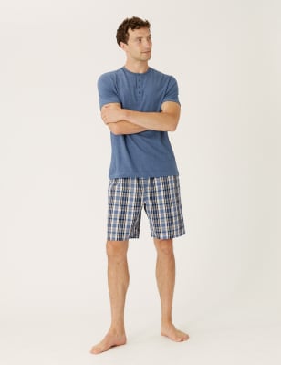 Marks and spencer 2025 mens short pyjamas