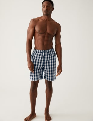 Mens tartan pyjama shorts new arrivals