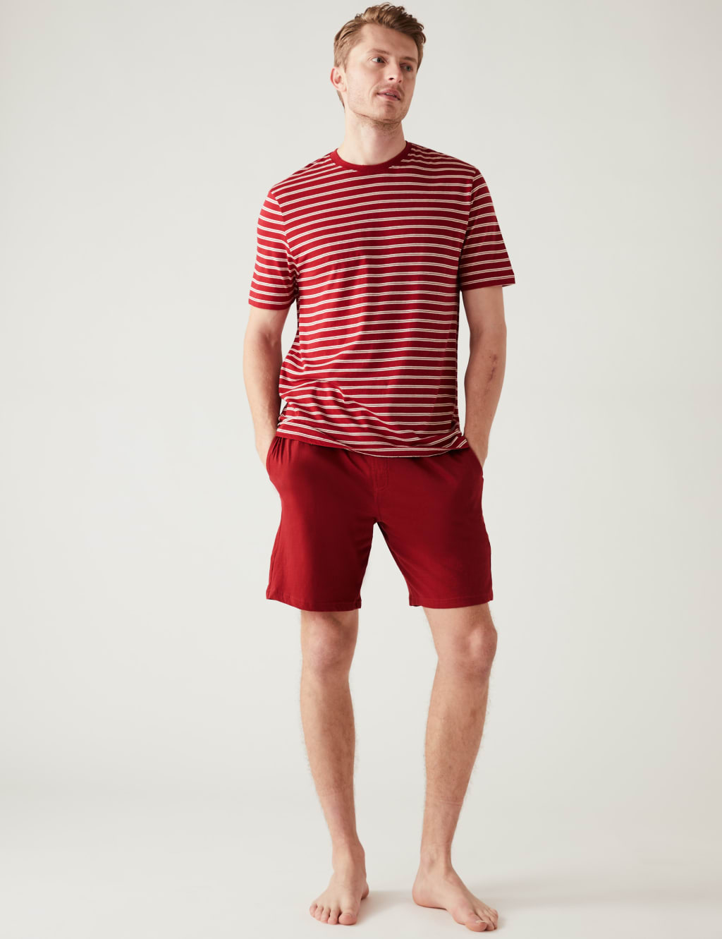 Pure Cotton Striped Pyjama Set image 1