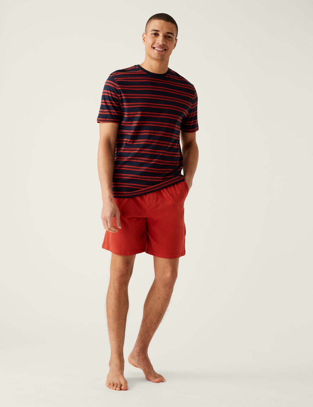 Pure Cotton Striped Pyjama Set image 1