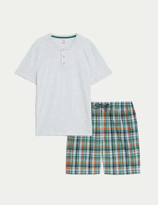 M&s mens pyjama shorts hot sale