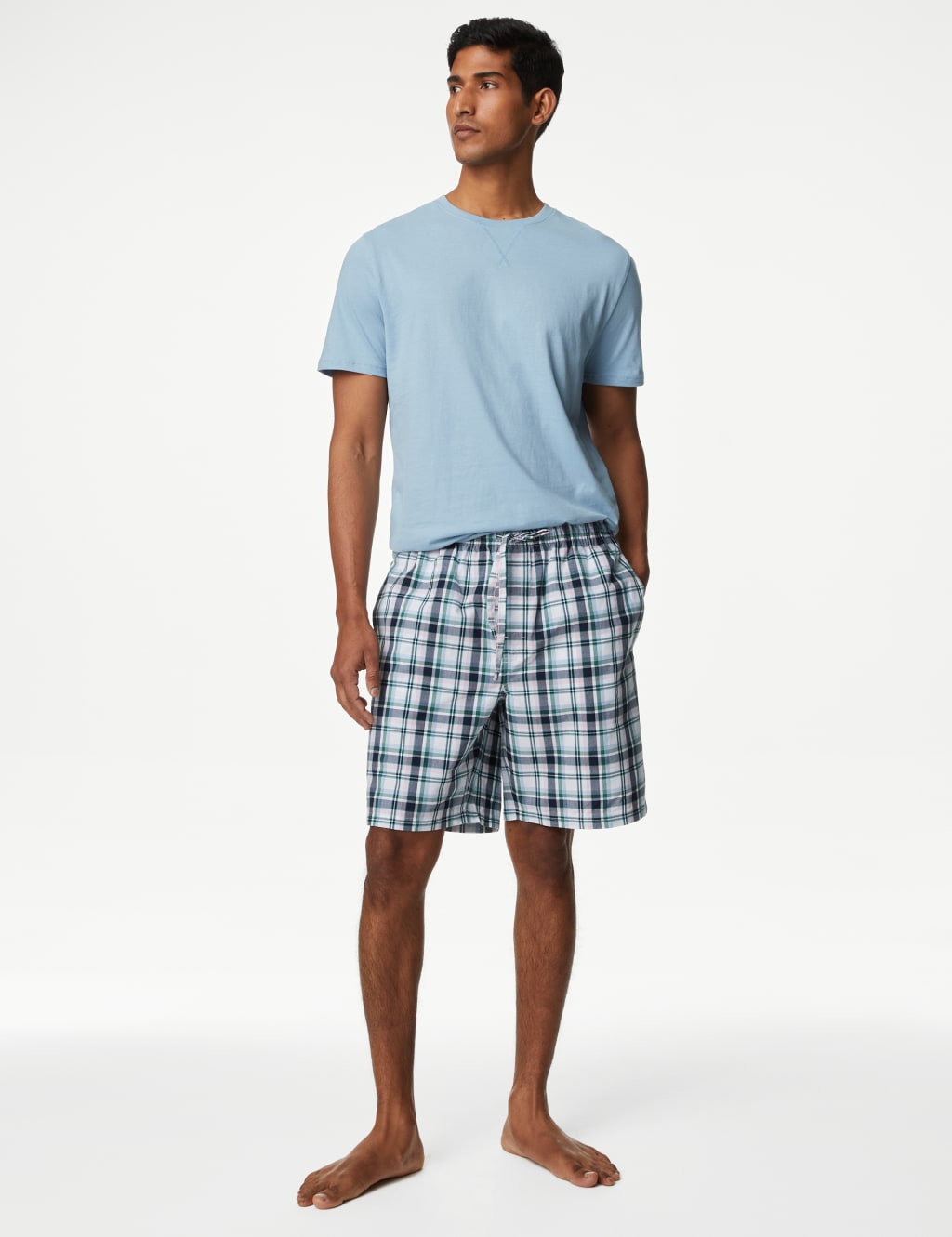 Marks and spencer mens pyjama shorts clearance
