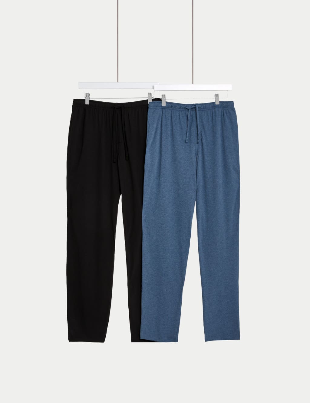 2pk Pure Cotton Pyjama Bottoms