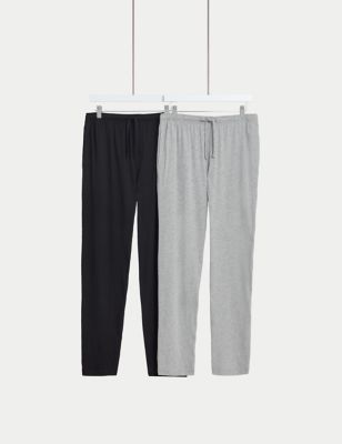 Buy Baano Straight Fit Ankle Length Cotton Pants for Women (Pack of 2)  White and Black at