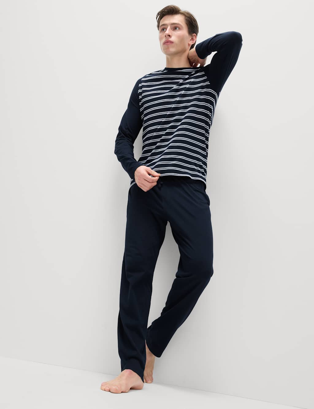 Pure Cotton Striped Pyjama Set image 3