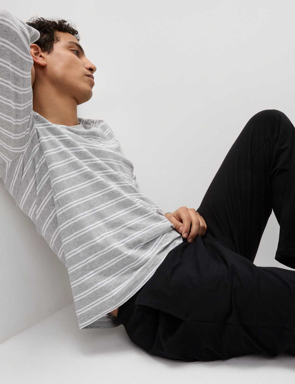 Pure Cotton Striped Pyjama Set image 2