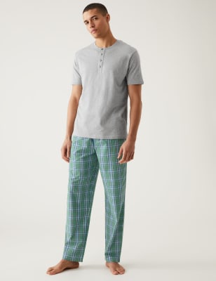 Mens night discount wear pyjama set