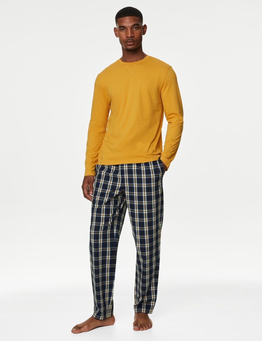 Mens pyjamas m and s hot sale