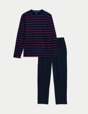 Pure Cotton Striped Pyjama Set