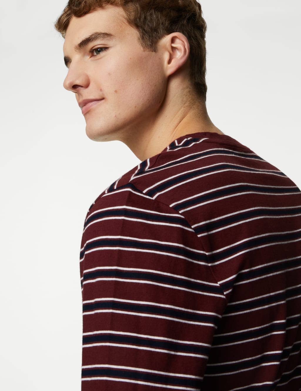 Pure Cotton Striped Pyjama Set image 3