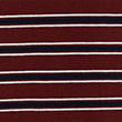 Pure Cotton Striped Pyjama Set - burgundymix