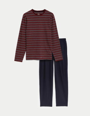 Pure Cotton Striped Pyjama Set