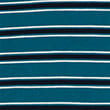 Pure Cotton Striped Pyjama Set - tealmix