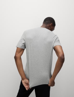 

Mens M&S Collection Pure Cotton Pyjama Set - Grey Mix, Grey Mix