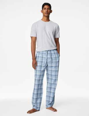 Pure Cotton Checked Pyjama Set - HK