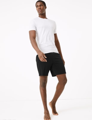  Pyjashort en coton ultra-doux de première qualité - Black