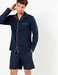 Supima® Cotton Geo Print Pyjama Shorts