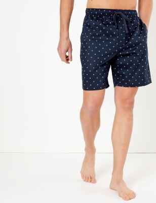 Supima® Cotton Geo Print Pyjama Shorts