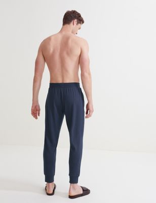  Pantalon confortable ultra-doux en Tencel™ à ourlet resserré - Navy