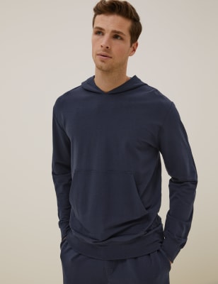 

Mens Autograph Tencel™ Supersoft Loungewear Hoodie - Navy, Navy