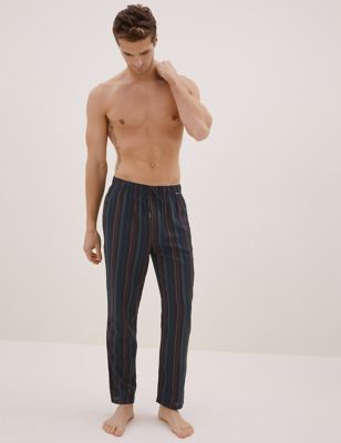 

Mens Autograph Cotton Tencel™ Striped Pyjama Bottoms - Multi, Multi