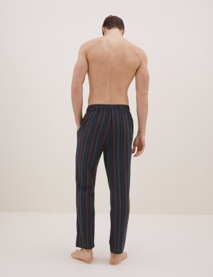 Cotton Tencel Striped Pyjama Bottoms