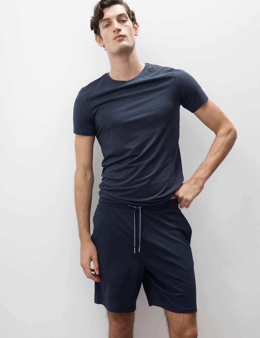 Marks and spencer mens pyjama shorts clearance