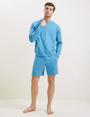 

Mens Autograph Premium Cotton Supersoft Pyjama Shorts - Medium Turquoise, Medium Turquoise