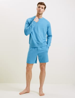 

Mens Autograph Premium Cotton Supersoft Pyjama Shorts - Medium Turquoise, Medium Turquoise