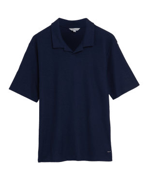 

Mens Autograph Cotton Blend Loungewear Top - Navy, Navy