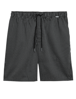 

Mens Autograph Cotton Rich Polka Dot Pyjama Shorts - Black Mix, Black Mix