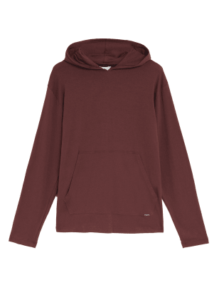 

Mens Autograph Hoodie aus hochwertigem Baumwolljersey - Dark Burgundy, Dark Burgundy