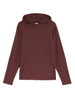 

Mens Autograph Premium Cotton Jersey Hoodie - Dark Burgundy, Dark Burgundy