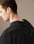 Supima® Cotton Blend Jersey Hoodie
