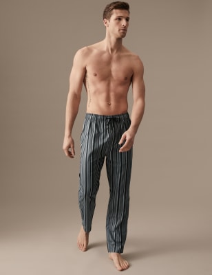 Black pyjama online bottoms