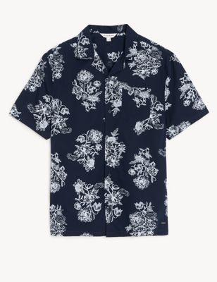 Cotton Rich Floral Print Pyjama Top
