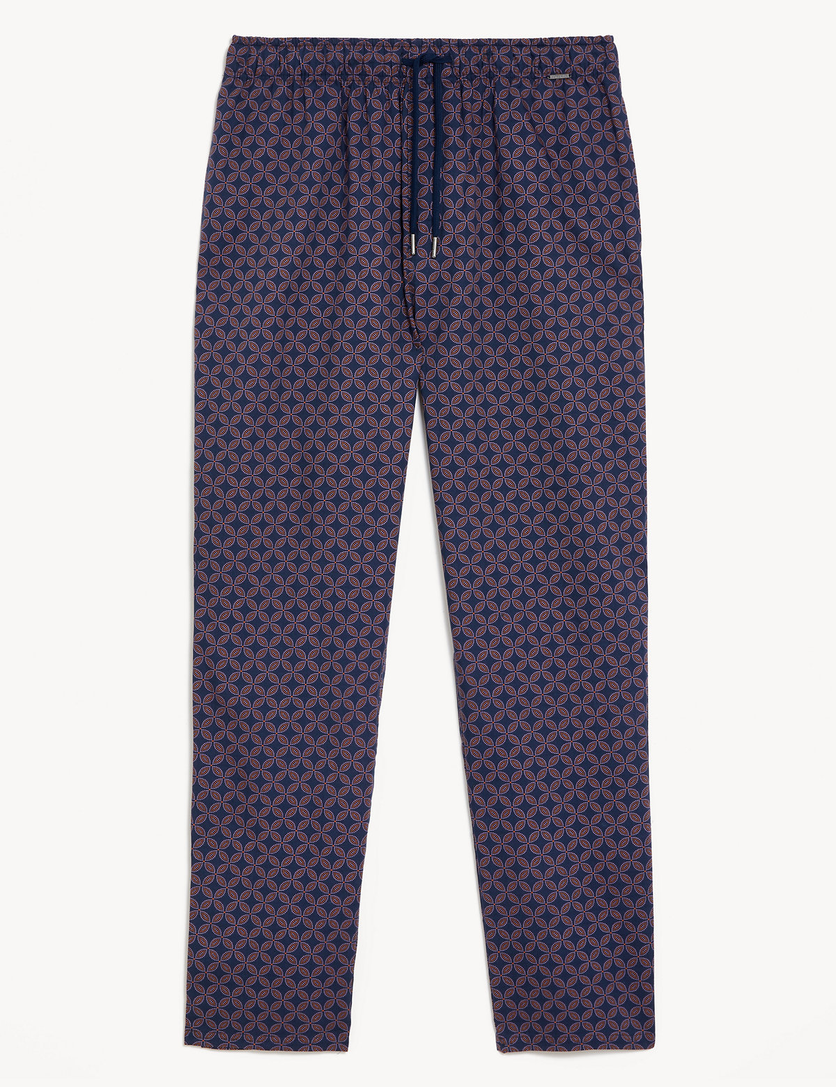 Cotton Rich Geometric Print Pyjama Bottoms