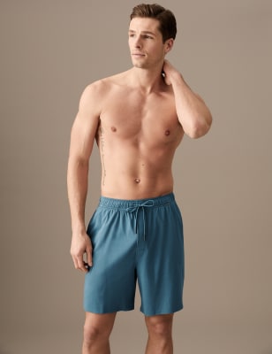 

Mens Autograph Cotton Blend Pyjama Shorts - Turquoise, Turquoise