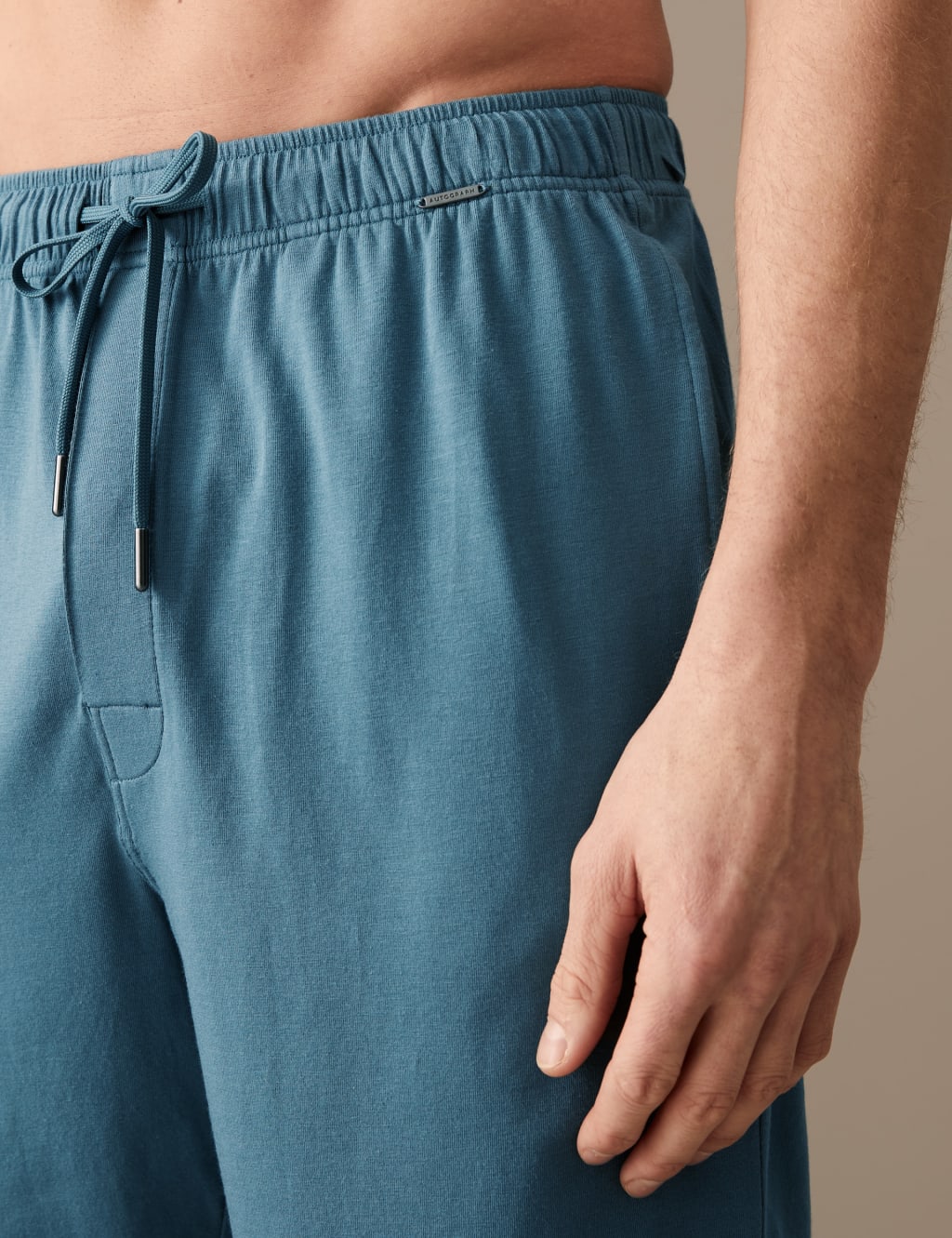 Cotton Blend Pyjama Shorts image 2