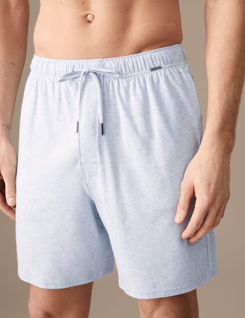 Cotton Blend Pyjama Shorts image 2