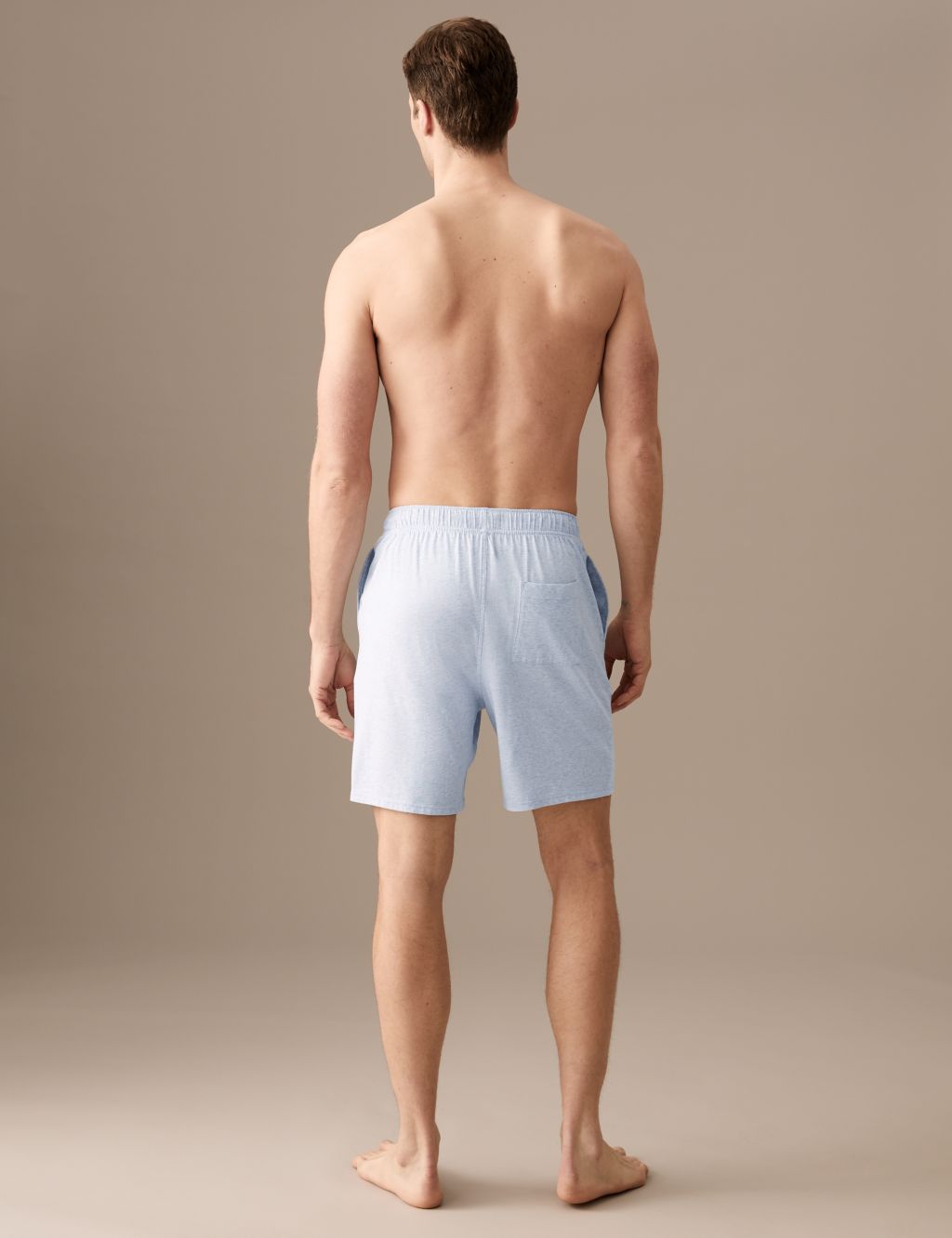 Cotton Blend Pyjama Shorts image 4