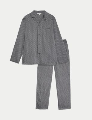 Cotton Rich Chain Print Pyjama Set