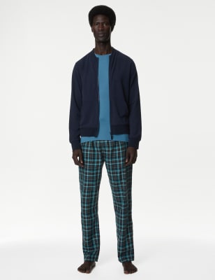 Pyjamas For Men Mens Cotton Pyjama Bottoms Men's Brushed Cotton