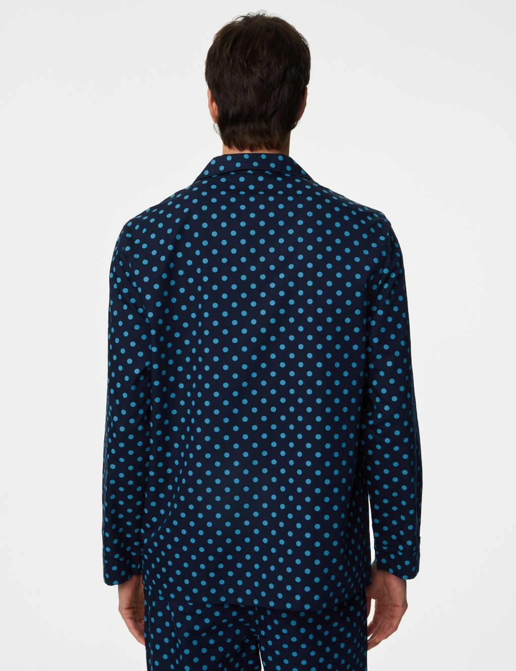 Cotton Rich Polka Dot Pyjama Shirt image 5