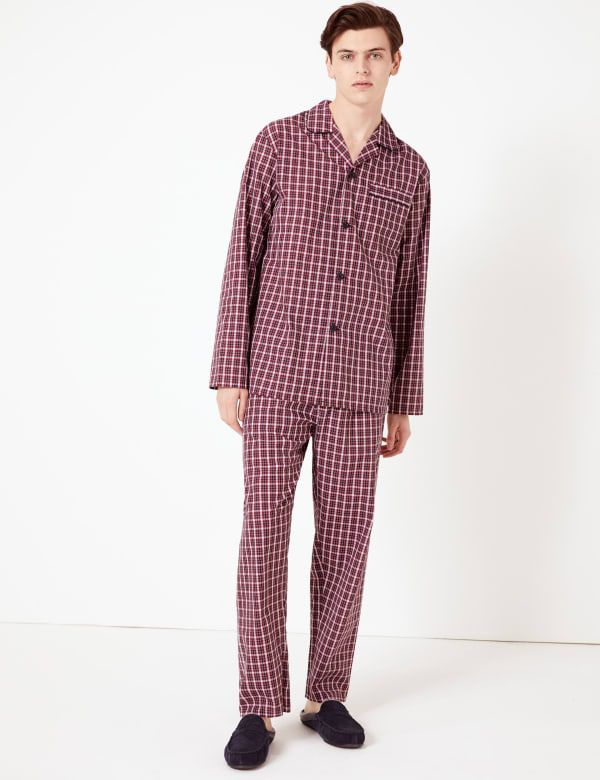 Cotton Checked Pyjama Set