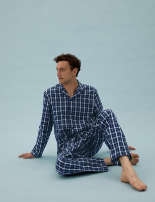 Cotton Checked Pyjama Set