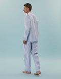 Cotton Striped Pyjama Set