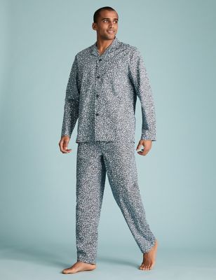  Pyjama en coton à petit motif fleuri - Navy Mix